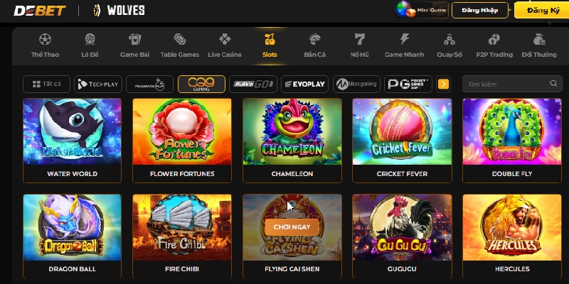 Kho game slot CQ9 Gaming